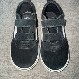 Vans Kids Black and White Shoes